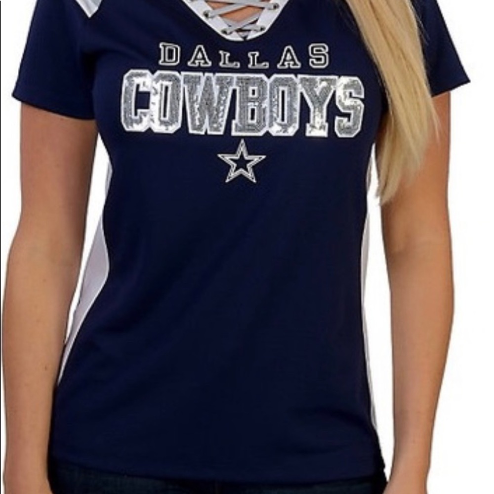 Authentic Dallas Cowboys Jersey-Style laced shirt